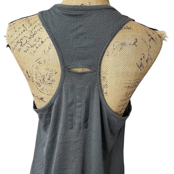 Adidas Keyhole Back Athletic Tank Hi low Lightweight Cover - Picture 5 of 11